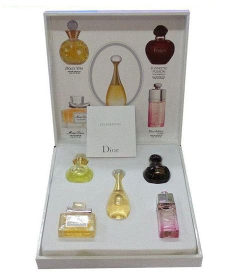 miniature dior 5 in 1 perfume set